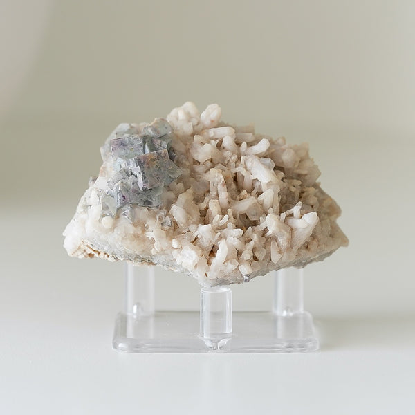 Fluorite With Milky Quartz from Brandberg Mountain, Erongo Region, Namibia, 86g